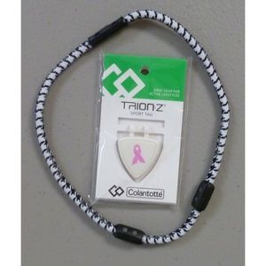 NWT Trion Z Necklace / Pink Ribbon Sport Tag